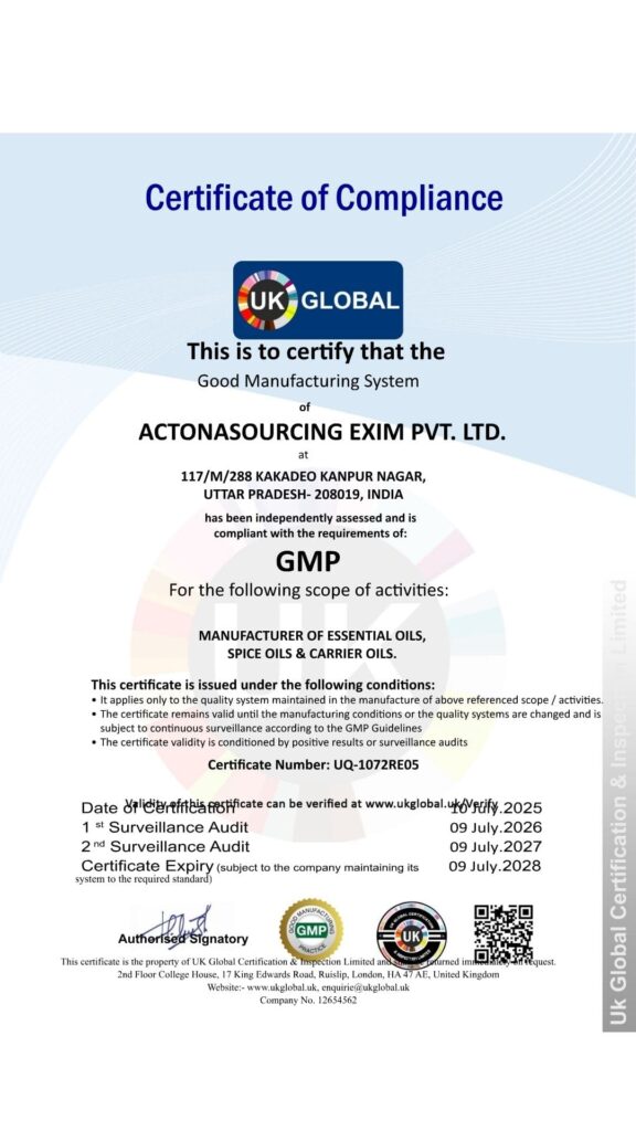 GMP ACTONASOURCING EXIM PVT LTD FINAL