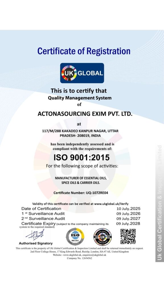 QMS ACTONASOURCING EXIM PVT LTD FINAL