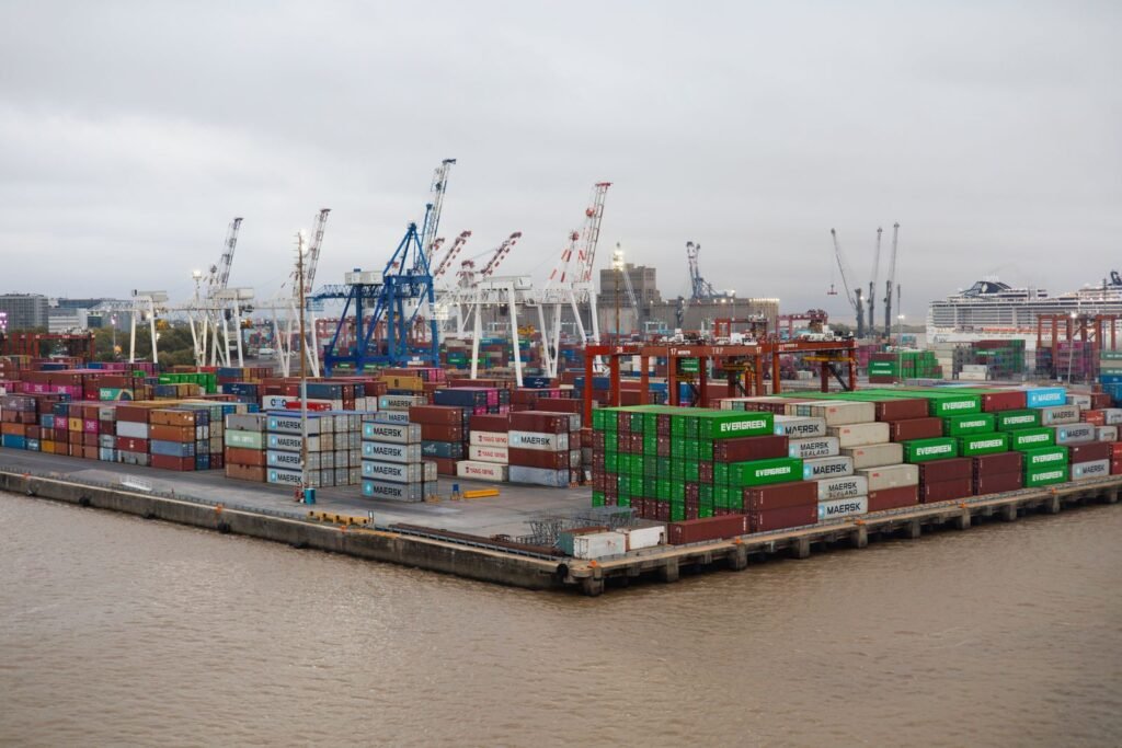 Shipping containers used to import essential oils into the EU