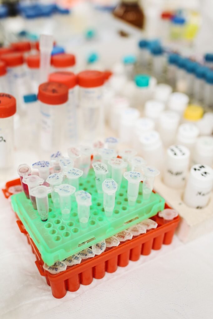 Sourcing Bulk Rose Water and Floral Hydrosols: A Buyer's Guide 3 Laboratory test tubes used for hydrosol quality control testing