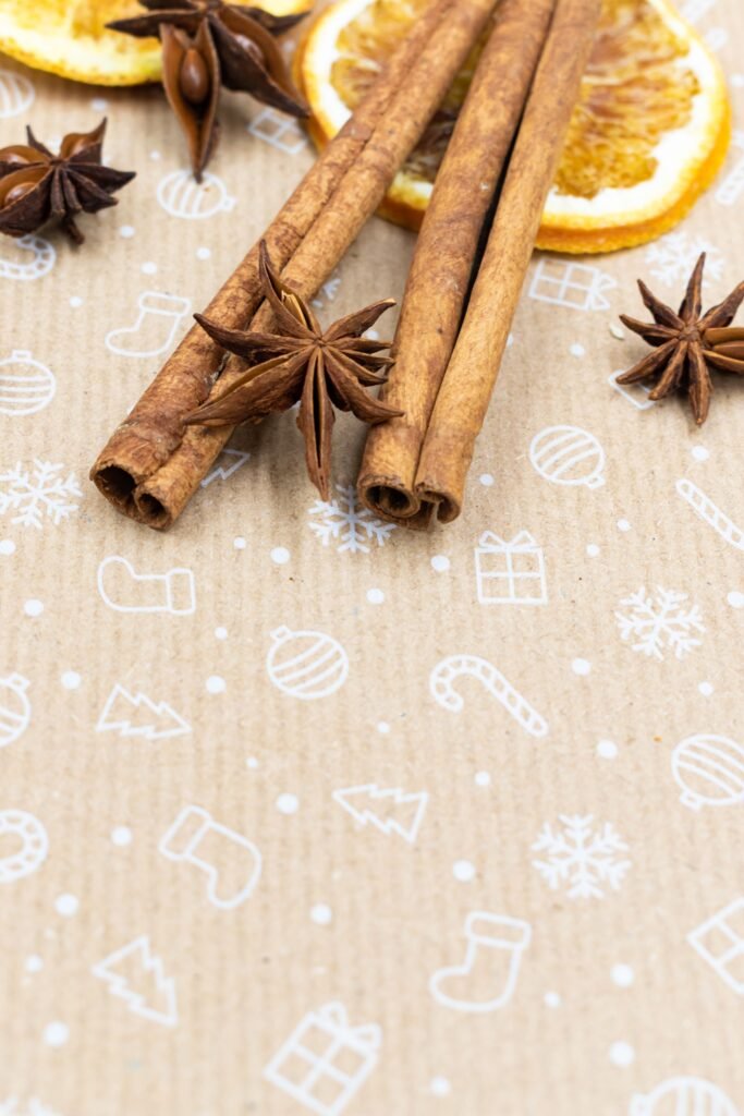 Cinnamon sticks and clove buds, spice-derived essential oils known to accelerate soap trace